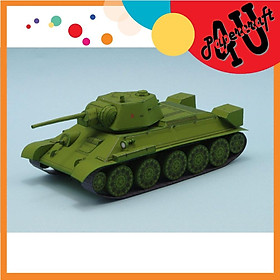 Mô hình giấy xe tank T-34-76 Model 1943 tỉ lệ 1/72