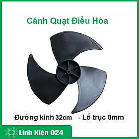 Mua Cánh quạt điều hoà ngược chiều thay thế cho quạt hơi nước đường kính 32cm lỗ trục 8mm