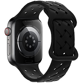 Mua Dây Silicone Style Đan Tre cho Apple Watch Size 38mm/40mm/41mm và 42mm/44mm/45mm/49mm