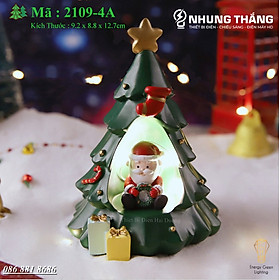  Quà Tặng Giáng Sinh - Nhiều Mẫu Đèn Ngủ Ông Già Noel Và Người Tuyết Siêu Dễ Thương - Trang Trí Giáng Sinh - Dùng Pin