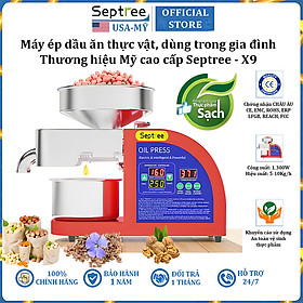 Mua Máy ép dầu ăn thực vật dùng trong gia đình thương hiệu Mỹ cao cấp Septree X9 - Công suất 1300W - Hàng chính hãng