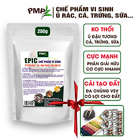 Mua Chế phẩm vi sinh Epic PMP Ủ Rác Hữu Cơ Sinh Hoạt  Đậu Nành  Trứng  Chuối  Cá 200g