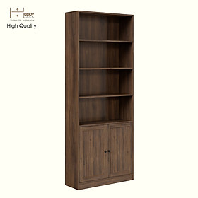 Mua HAPPY FURNITURE   MATTA - Kệ sách 6 tầng 2 cánh mở  KSA_067   80cm x 28cm x 200cm DxRxC