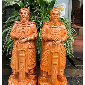 Mua Tượng thánh trần quốc tuấn _trần hưng đạo vương bầng gỗ hương đá cao 60cm