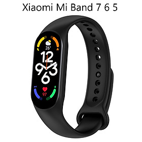 Dây Đeo Cho Vòng Đeo Tay Thông Minh Xiaomi Mi Band 7 Miband 6 5 TPU Dẻo