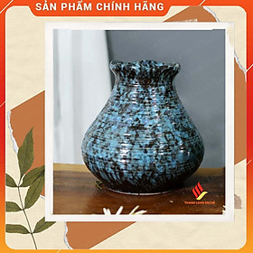 Mua Lọ hoa gốm sứ Bát Tràng dáng vintage - Bình hoa decor trang trí nhà cửa cỡ vừa - Nhiều màu