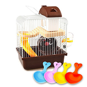 Lồng Chuột Nhà Chuồng Cho Chuột Hams Hamster Thú Cưng Tặng Kèm 4 Xẻng Xúc Phân Xúc Cát Vệ Sinh