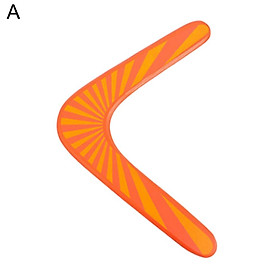Wooden Boomerang Outdoor V-Shaped Boomerang Park Special Flying Toys Flying Disk Saucer