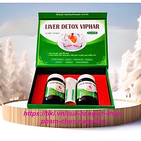 ￼Giải độc gan Liver detox Vinaphar - Hộp 2 lọ * 30 viên