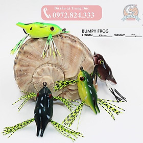 Mồi giả câu cá lóc, Nhái hơi câu lure Bumpy Frog siêu nhậy giá rẻ
