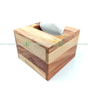 Mua Hộp Đựng Khăn Giấy Vuông Làm Từ Gỗ Tự Nhiên Ghép Thanh Hàng Việt Nam Sản Xuất Xuất Khẩu - Gỗ Kim Ngân