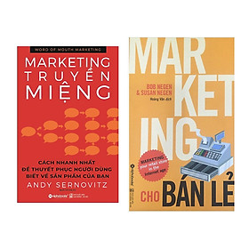 Hình ảnh Combo 2 cuốn sách hay nhất về Marketing: Marketing Truyền Miệng +  Marketing Cho Bán Lẻ ( Tặng kèm Bookmark Happy Life)