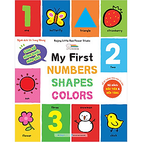 Hình ảnh My First Numbers - Shapes - Colors - Sách Từ Vựng Đầu Đời Cho Bé