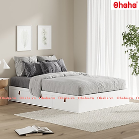 Mua  Miễn phí vận chuyển & lắp đặt  Giường ngủ gỗ chống ẩm hiện đại 3 ngăn kéo cao cấp Ohaha - GC043