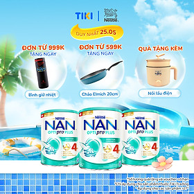 Bộ 3 lon Sữa bột NAN OPTIPRO PLUS…
