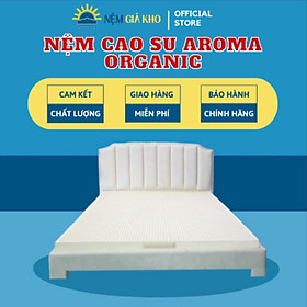 Mua Nệm Cao Su Thiên Nhiên 2 Mặt Lỗ Tròn Aroma Organic Êm Ái Thông Thoáng Bắt Mắt Tinh Tế Trong Phòng Ngủ