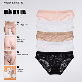 Combo 5 Quần Lót Nữ Ren Hoa Elegant Miley Lingerie FLS-03
