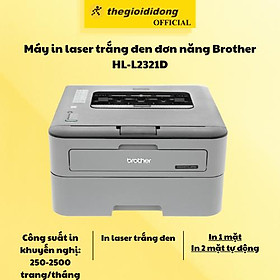 Mua Máy in laser trắng đen đơn năng Brother HL-L2321D - Hàng chính hãng