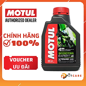 Hình ảnh Nhớt Xe Tay Ga Motul Scooter Expert 10W40 800ml Chính Hãng