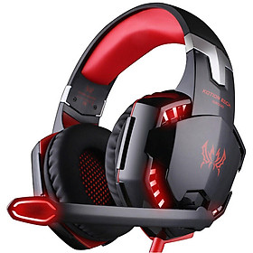 KOTION EACH G2000 Gaming Headset with Microphone PC Gamer 3.5mm Stereo Headphones Noise Cancelling Over Ear Ear Cups for
