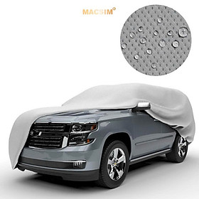 Bạt phủ ô tô chất liệu vải không dệt 3 lớp cao cấp thương hiệu MACSIM cho xe ô tô Kia Rondo- màu ghi