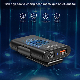 Mua Tẩu sạc ô tô hỗ trợ sạc nhanh QC3.0 (1 cổng QC3.0  2 cổng 5V / 2.4A và 1 cổng 5V / 3.1A) - Gia dụng SG