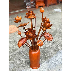 Mua Bình hoa sen gỗ hương hàng đặt biệt chất lượng cao