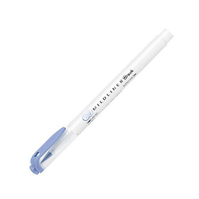 Viết Cọ Nhật Mildliner Zebra WFT8-MDB - Xanh Da Trời
