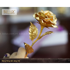 Mua Bông hồng dát vàng 24k - quà tặng cho phái đẹp