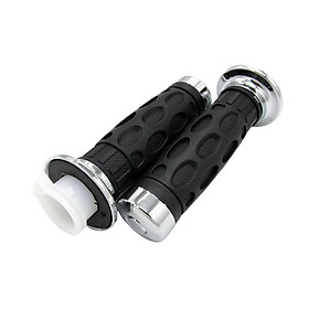 1 Pair Motorcycle Rubber Gel Hand Grips For 7/8