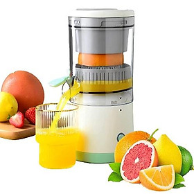 Máy Ép Cam Cao Cấp Không Dây Tự Động Ép Hoa Quả, Trái Cây Có Tích Hợp Sạc Bằng Dây Sạc USB Tiện Dụng