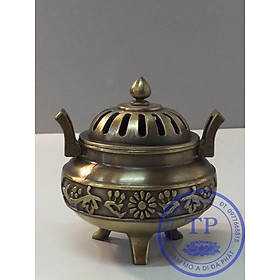 Mua Lư xông trầm hợp kim si Hun mau đồng ( nhiều màu) kh7299