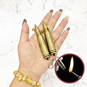 Mua Hột quẹt bật lửa móc khóa diêm xăng DOLPHIN hình viên đạn kim loại - xài xăng