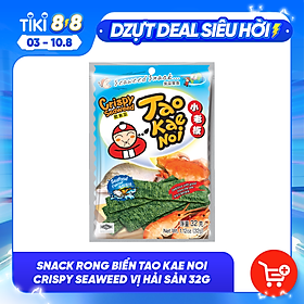 Snack Rong Biển TaoKaeNoi Crispy Seaweed 32g Thái Lan