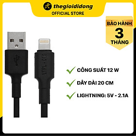 Mua Cáp Light-ning 20 cm AVA LTPL-01 Đen - Hàng chính hãng
