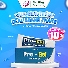 Gel Bôi Bỏng, Hăm Da, Tay Chân Miệng, Mụn Nhọt, Côn Trùng Đốt, Rôm Sảy, Zona, Thủy Đậu Pro - Gel Nano Bạc
