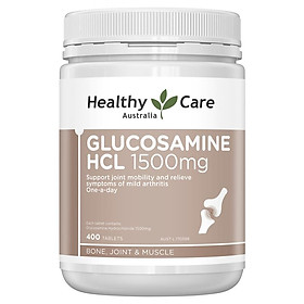 Viên uống hỗ trợ xương khớp Glucosamine HCL 1500mg Healthy Care Úc