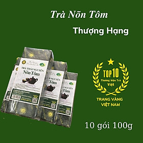 1kg trà nõn tôm thượng hạng thái nguyên 10 gói 100g trà xanh tâm thái 2 túi 500g trà nõn tôm tân cương
