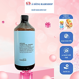 [+Tặng mũ trùm] DẦU GỘI NGĂN NGỪA RỤNG TÓC NASHI ARGAN CAPIXYL ESSENTIAL ENERGY 1000ML NEW