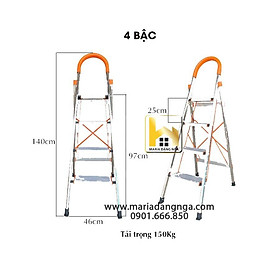 Mua Thang ghế 4 bậc  thang thắp hương thang thắp nhang thang xếp gọn thang chữ A thang nhôm bậc thang ghế inox