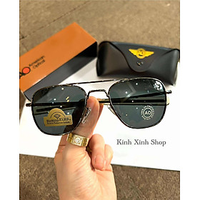 Kính râm nam Cơn Ao Mắt thủy tinh cường lực chống nắng thời trang phi công