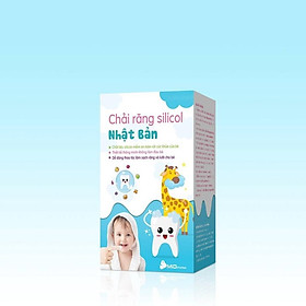 Bàn chải xỏ ngón silicon Midkid cho bé từ 1 tuổi, tưa lưỡi trẻ em mềm mại