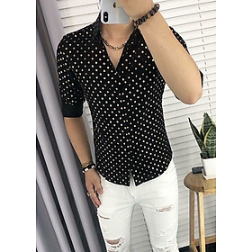 Áo sơ mi nam Titishop màu trắng SM131