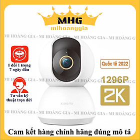 Camera An Ninh Thông Minh Xiaomi PTZ 360 2K 3MP Nhìn Được Ban Đêm Toàn Cảnh - Hàng Chính Hãng