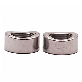 2 Pieces Stainless Steel  Sensor Exhaust Bung Nut M18x1.5mm Threads