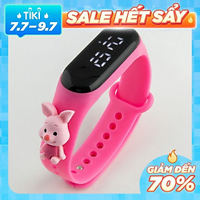 Đồng Hồ Điện Tử Trẻ Em Kiểu Dáng Dễ Thương Dây Đeo Silicone - TE000001
