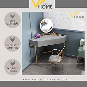 Mua Bàn trang điểm  bàn phấn kèm gương tích hợp đèn LED kèm nút cảm ứng thông minh và ngăn kéo để đồ tện lợi BTD-8010