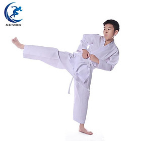 2019 Taekwondo Cho Trẻ Em Người Lớn Karate Phù Hợp Với Unisex Trắng Tae Kwon Do Sinh Sinh Viên Withe Dây Đào Tạo Phù Hợp Với Thể Thao Quần Áo