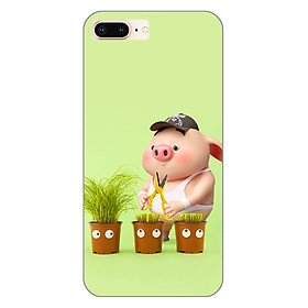 Ốp lưng dẻo cho điện thoại Apple iPhone 8 Plus_Pig 21