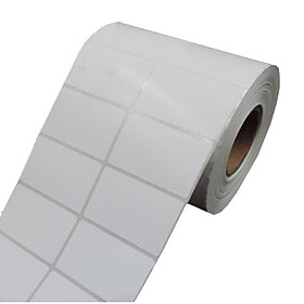 Cuộn giấy decal in tem nhãn nhiệt 35x22 mm ( 5 cuộn )